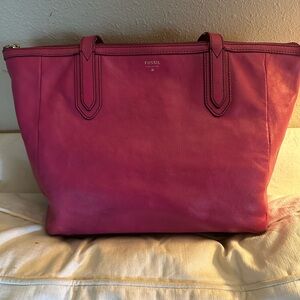 Pink Fossil Bag
